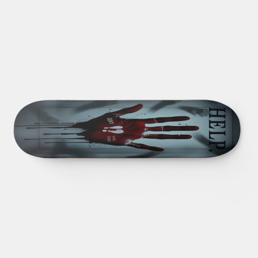 Bloody Warning Edition 1 Skateboard (Horizontal)