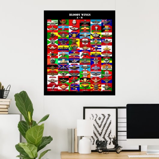 Bloody Wings 1 (engl.) Poster (Heimbüro)