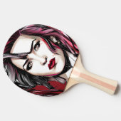 Bloody Woman Tischtennis Schläger (Seitenansicht)