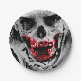 Bloody Zombie Apokalypse Party Paper Cake Plate Pappteller