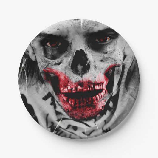 Bloody Zombie Apokalypse Party Paper Cake Plate Pappteller (Vorderseite)