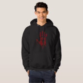 Bloody Zombie Hand Hoodie (Vorne ganz)