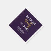 Bloom 20 zu bitten Ich Violet Erwachsenen Geburtst Serviette (Ecke)