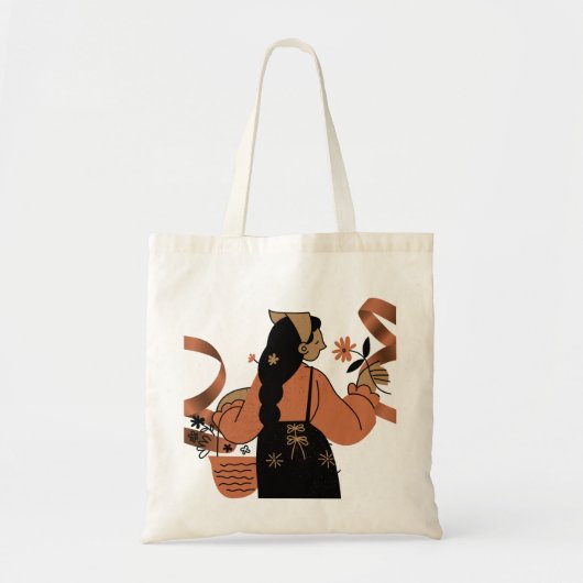 Bloom Aesthetic-Tasche Tragetasche (Vorne)