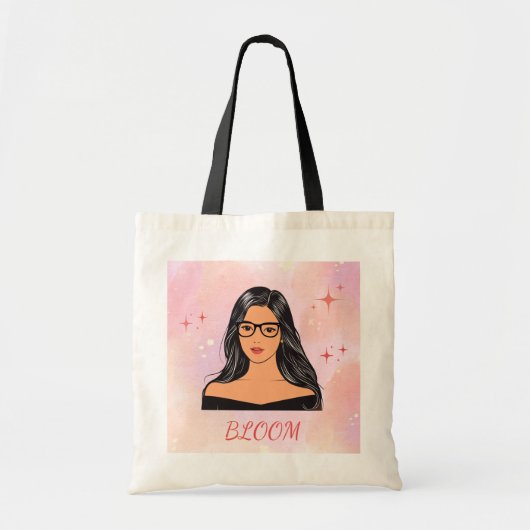 Bloom Ästhetik Mädchen-Tasche Tragetasche (Vorne)