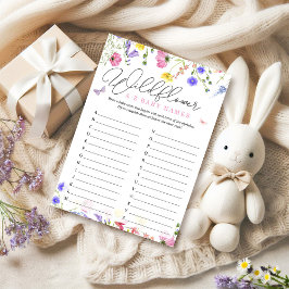 Bloom Baby ABCs Game | Wildblume Babydusche