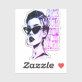 Bloom Baby Bloom – Monochrome Strength Edition Aufkleber (Blatt)