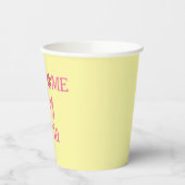 Bloom Baby Bloom Personalisierte Papieraufnahmen Pappbecher (Links)