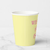 Bloom Baby Bloom Personalisierte Papieraufnahmen Pappbecher (Rechts)