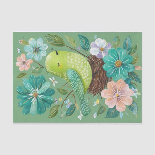 Bloom Beak Seidenpapier (Vorderseite)