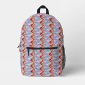 Bloom Bedruckter Rucksack (Vorderseite)