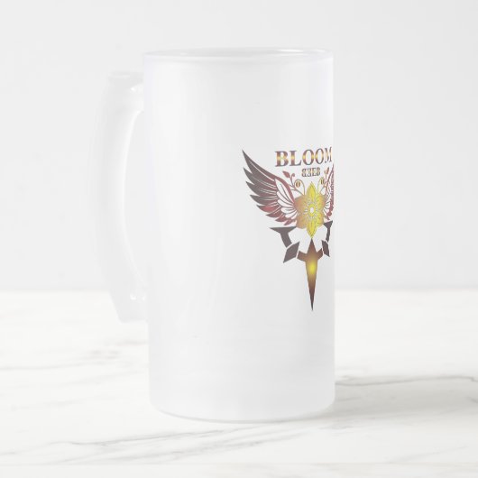 Bloom Beer Glass Mattglas Bierglas (Vorderseite Links)