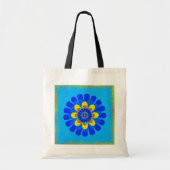 Bloom Blue Tragetasche (Vorne)