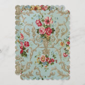 Bloom Blume - Einladungen / UAWG Marie Antoinette (Vorne/Hinten)