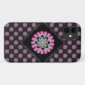 Bloom Blush Diagonal Patchwork Case-Mate iPhone Hülle (Rückseite (Horizontal))