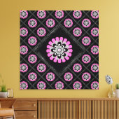 Bloom Blush Diagonal Patchwork Leinwanddruck (Insitu (Wohnzimmer))