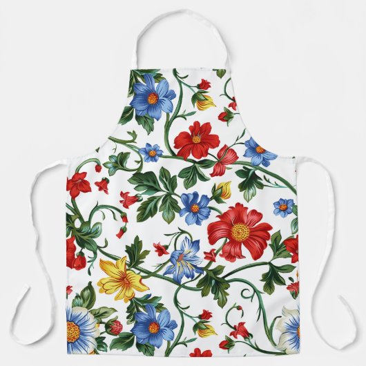 Bloom Boldly – Floral Apron Schürze (Vorderseite)