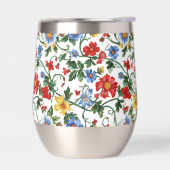 Bloom Boldly | Floral Stemless Wine Tumbler (Links)