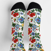 Bloom Bolly | Crew-Socken mit Blumenmuster Socken (Oben)