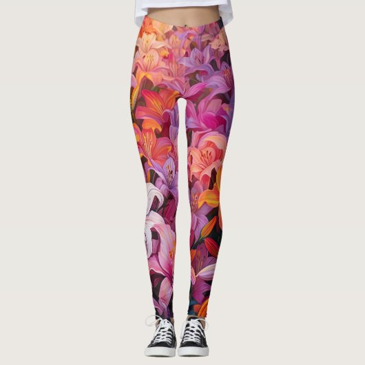 Bloom Bolly floral All-Over-Print-Leggings Leggings (Vorderseite)