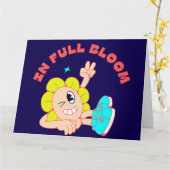 Bloom & Bounce Karte (Gelbe Blume)