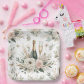 Bloom & Bubbles Papierplatten Pappteller (Party)