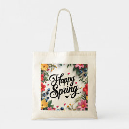 "Bloom & Carry Joy: "HAPPY SPRING" Tragetasche