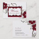 Bloom Chubby Business Cards Visitenkarte (Vorne/Hinten)