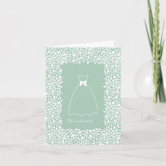 Bloom Customizable Bridesmaid Request Card Einladung