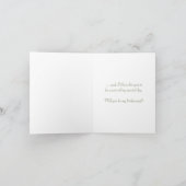 Bloom Customizable Bridesmaid Request Card Einladung (Innenseite)