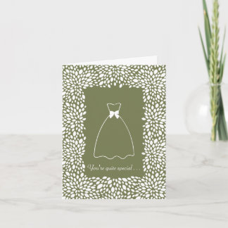 Bloom Customizable Bridesmaid Request Card Einladung