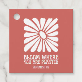 Bloom Favor Tag Geschenkanhänger
