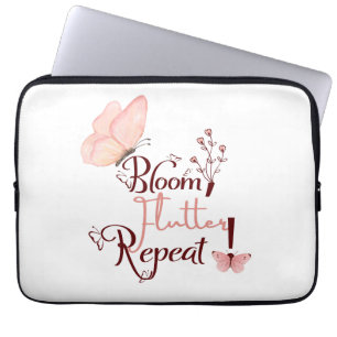 Bloom flattern Wiederholung Laptop-Hülle Laptopschutzhülle