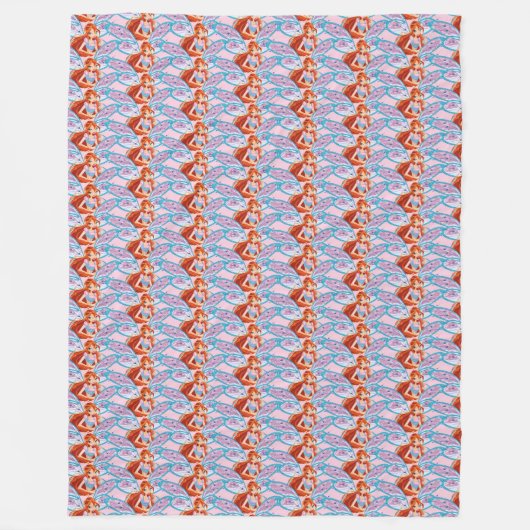 Bloom Fleecedecke (Vorderseite)