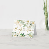 Bloom Floral Baby Dusche geklappt Danke (Vorderseite)