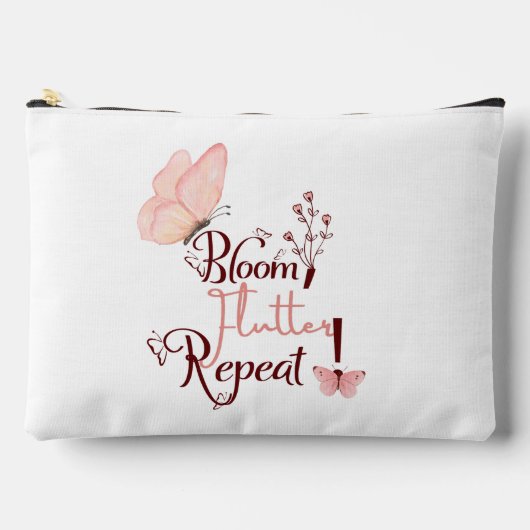 Bloom Flutter Repeat-Tasche Zubehörtasche (Vorderseite)