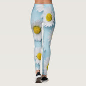 Bloom Fusion Leggings: Vibrierende Blumeneleganz Leggings (Rückseite)