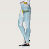 Bloom Fusion Leggings: Vibrierende Blumeneleganz Leggings (Links)