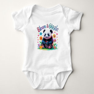 Bloom & Giggle Baby Panda 1 Jahr Outfit Baby Strampler