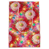 Bloom Glow Magic – Leuchtende Blumen Mittlere Geschenktüte (Rückseite)