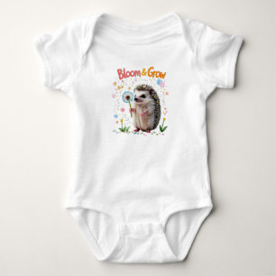 Bloom & Grow Baby-Igel-Ein-Jahres-Outfit Baby Strampler