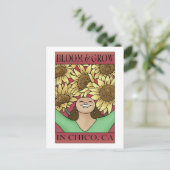 Bloom & Grow in Chico, CA Postkarte (Stehend Vorderseite)
