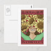 Bloom & Grow in Chico, CA Postkarte (Vorne/Hinten)