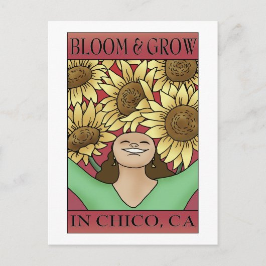 Bloom & Grow in Chico, CA Postkarte (Vorderseite)