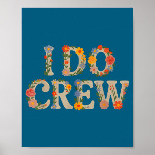 Bloom heiratet Crew Braut Ziele Braut Zukunft Mrs Poster