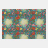 Bloom in Christmas Wrap Geschenkpapier Set (Vorderseite 2)