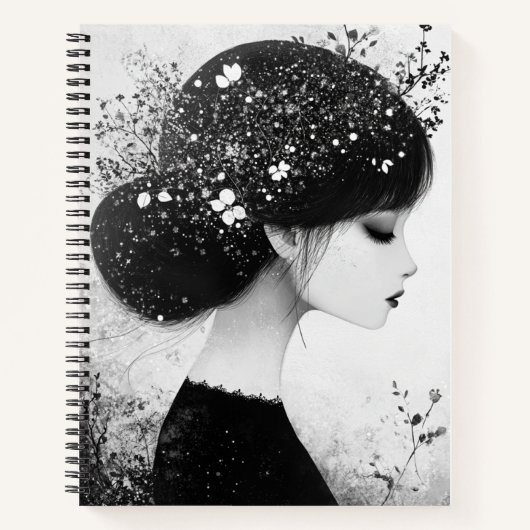 Bloom In: Ein Journal für Selbsterfindung Notizblock (Vorderseite)