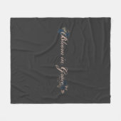 Bloom in Grace Fleecedecke (Vorderseite (Horizontal))