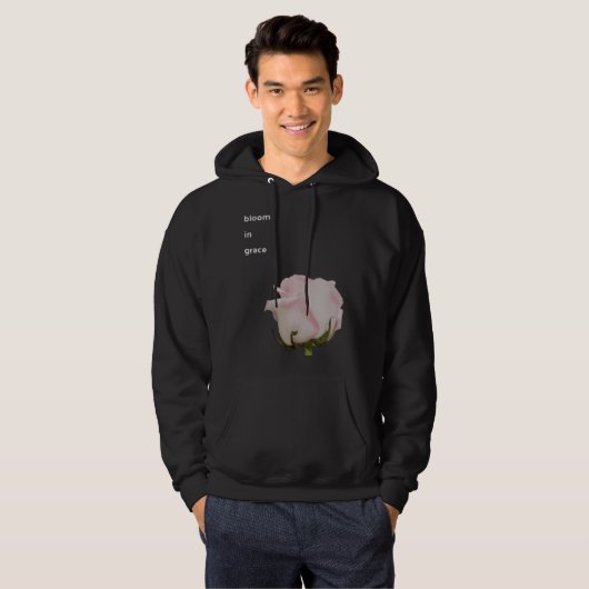 Bloom in Grace New beginning optimistic power flow Hoodie (Vorne ganz)