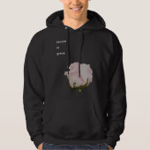 Bloom in Grace New beginning optimistic power flow Hoodie (Vorderseite)